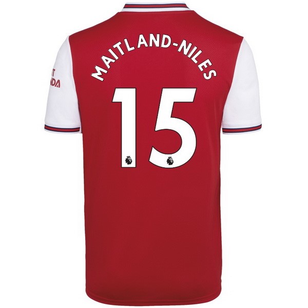 Camiseta Arsenal NO.15 Maitland Niles Primera equipo 2019-20 Rojo